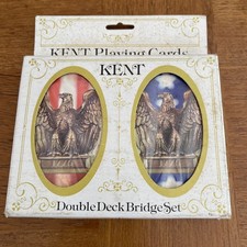 Vintage Kent Playing Cards #3451 Double Deck Bridge Set Made in USA