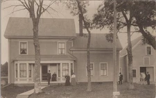 Early 20th Century American Farmhouse Scene **Unidentified** Real Photo Postcard