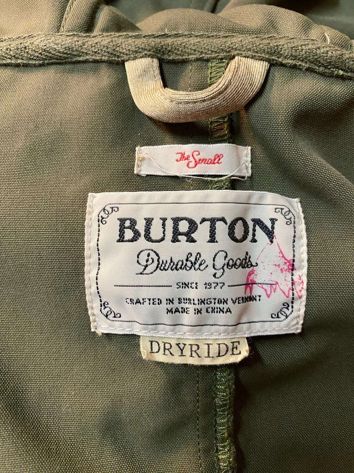Burton DryRide Jacket Womens Small Long Brown Durable Goods Parka Outdoors - Image 4 of 4
