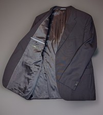 Virgin Wool Hugo Boss Men s Navy Blue Blazer ...