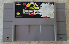 Jurassic Park (Nintendo SNES, 1992) Authentic Cartridge ** READ **