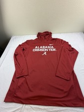 Alabama Crimson Tide Hoodie Mens XL Red NCAA Football Nike Zip Sweatshirt 70