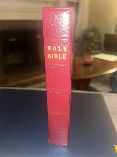 Holy Bible Placed by The Gideons In Memory Burgundy Cover Version - Ships Fast! - Imagen 2 de 9