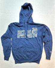 Champion Blue M Cotton Blend Fleece Pullover ...