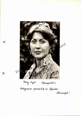 Original Autogramm Dany Sigel /// Autogramm Autograph signiert signed sig 371296