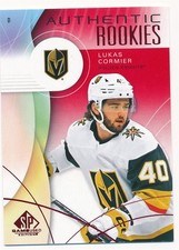 LUKAS CORMIER 2024-25 SP GAME USED EDITION AUTHENTIC ROOKIES RED #218 KNIGHTS RC
