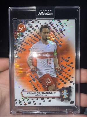 2023 Topps Pristine Road to UEFA Euro 2024 - Hakan Calhanoglu #189 Orange /25