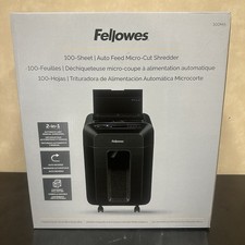 Fellows 100 Sheet Auto Feed Micro-Cut Shredder 100MA