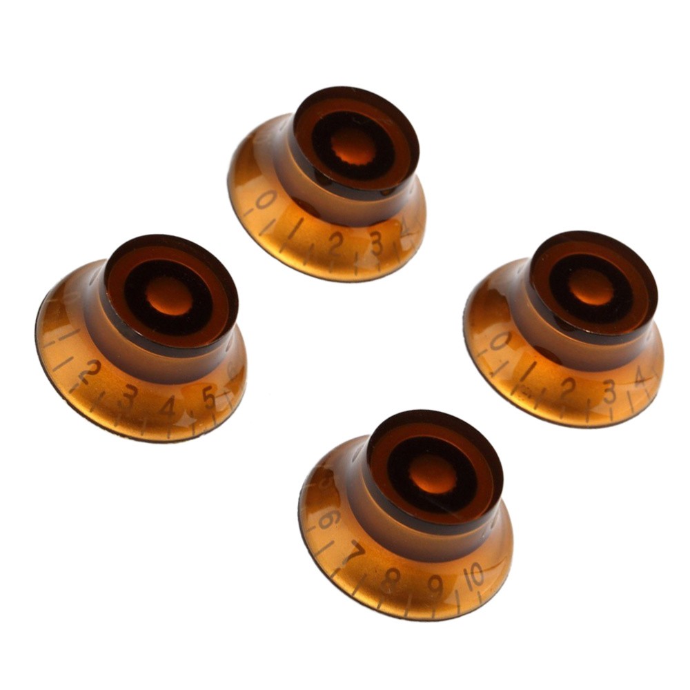 4PCS Acryl Verstärker Knöpfe Ersatz Effekt Pedal Steuerung für E-gitarre Bass