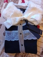 Cardigan Pinko + Collo Lapin Bianco Fix Design Tg SM