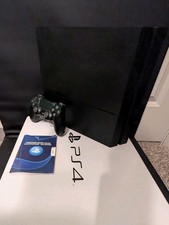Sony PlayStation 4 PS4 Console Black CUH-1215A 1tb W/ Box, Controller, Cords