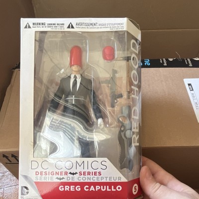 DC Comics Designer Series Red Hood Figure 6in Greg Capullo #5 Plastic Black Red