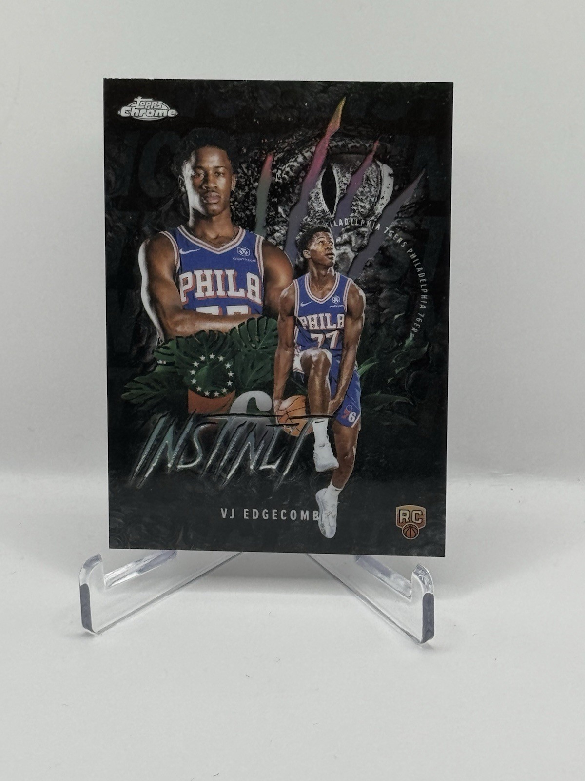 2025-26 Topps Chrome Instinct Refractor #INS-13 VJ Edgecombe RC 76ers