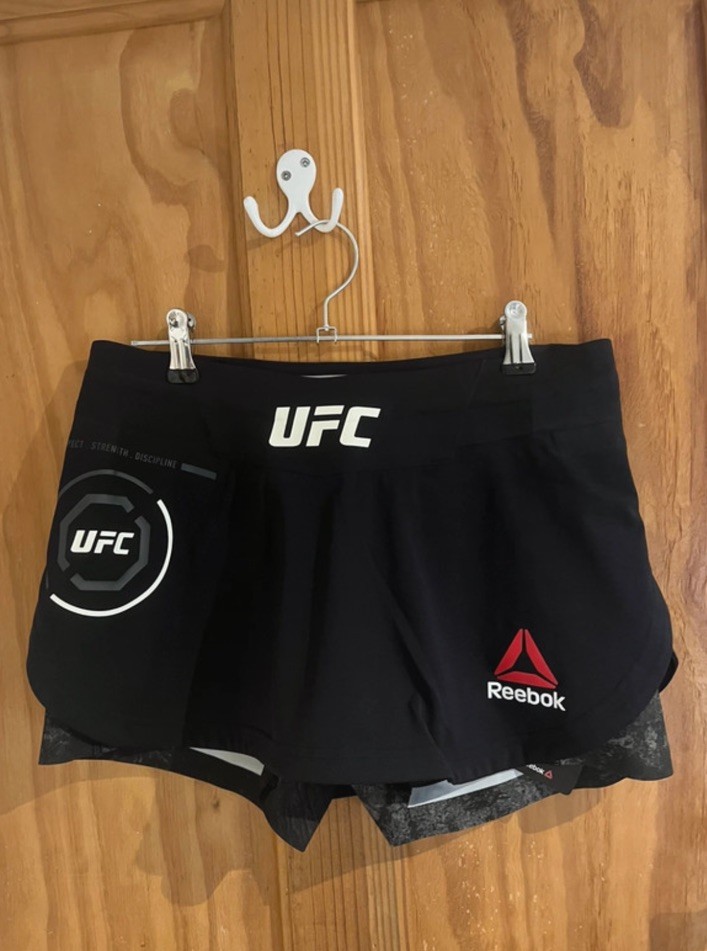Official UFC Women's Fight Shorts Reebok Fight Night MMA Shorts  Black
