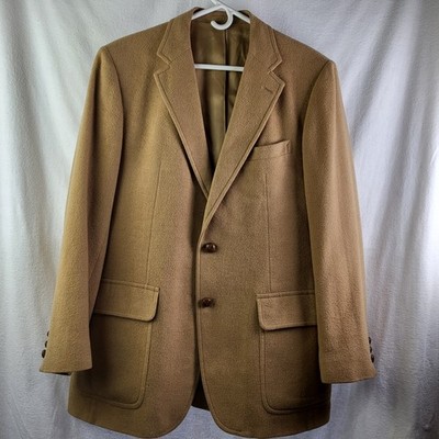 Gorgeous Vintage Stanley Blacker Blazer Tan Camelhair Sport Coat