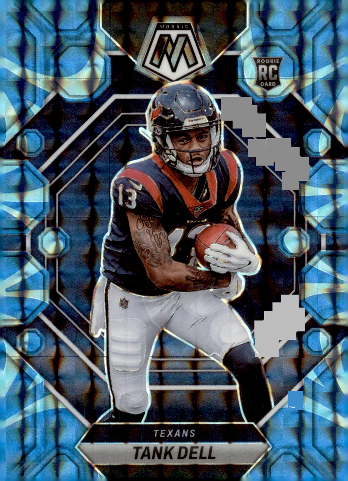 2023 Panini Mosaic #352 Tank Dell Reactive Blue Mosaic