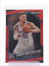 ISAIAH HARTENSTEIN 2024-25 PANINI PRIZM BLACK RED THUNDER #118 /299 Q6846