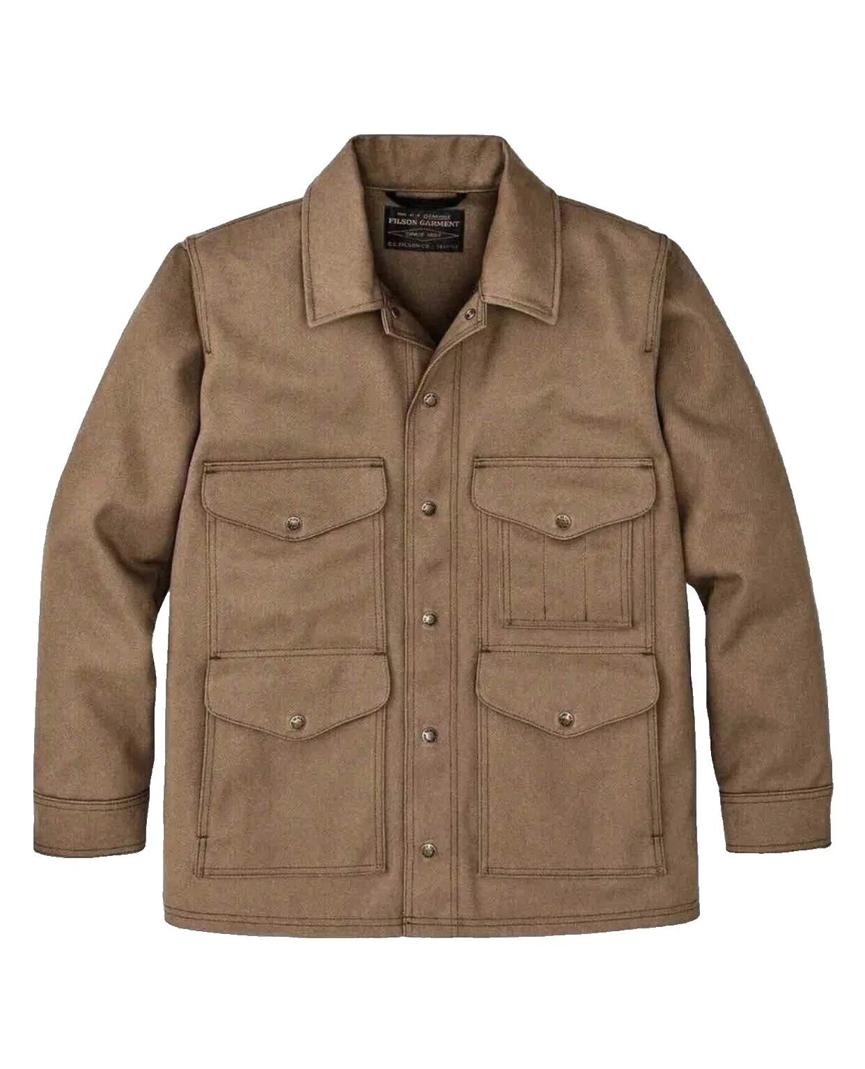 Filson Marrón abrigos, chaquetas y chalecos para hombres