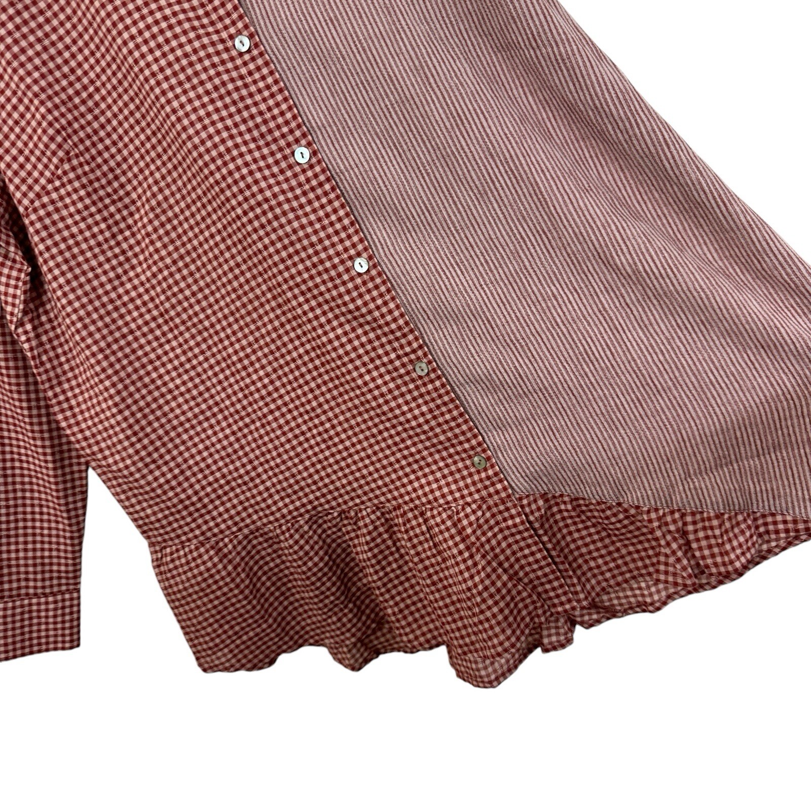 LOGO Lori Goldstein Large Shell Button Tunic Top … - image 10