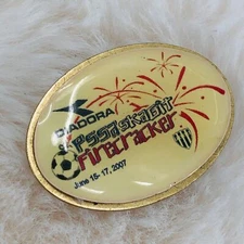 2007 Diadora Puget Sound Soccer Academy Firecracker Tournament Souvenir Pin