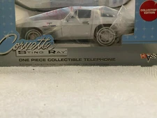KNG America - Corvette Sting Ray Stingray, Gray Collectible Car Telephone 