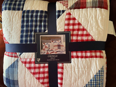 NEW Chemieux Bailey Full/Queen Quilt & Shams Retail 259.00
