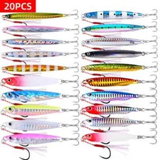 Casting Metal Jigs Fishing Lures Shore Cast Jigging Spoon Jig Sea Fishing Lures