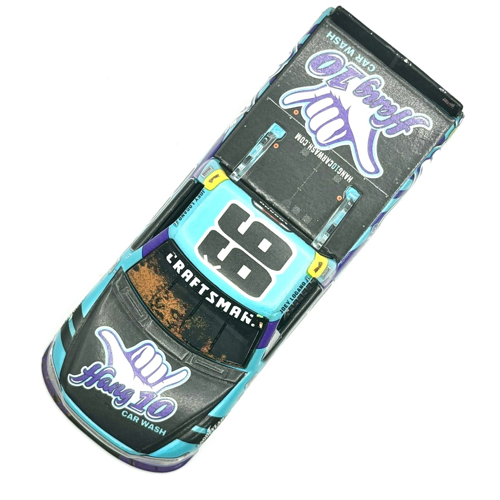 2023 Joey Logano 164 66 Hang 10 Car Wash Bristol Dirt Truck Win F150