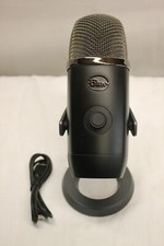 Logitech Blue Yeti Usb Pro Microphone A00104 With Attached Stand In Dark Grey