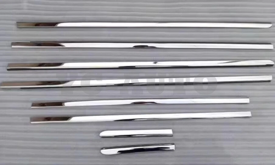 Tira decorativa ventana acero inoxidable para Mercedes Benz Vito V260 2016-2024 Foto 3 de 4