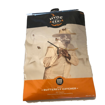Hyde And Eek! Adult Butterfly Catcher One Size Fits All New W/Tags