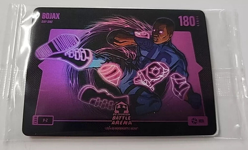 Bo Jackson Battle Arena Bojax Hex Promo Card Day One Rare