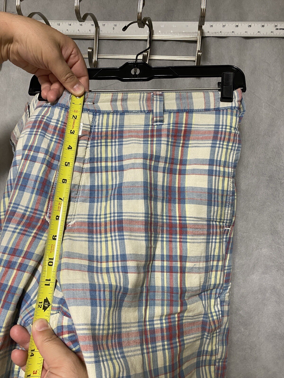 Tailor Vintage Men Reversible Short 38 Purple Blue Se… Gem