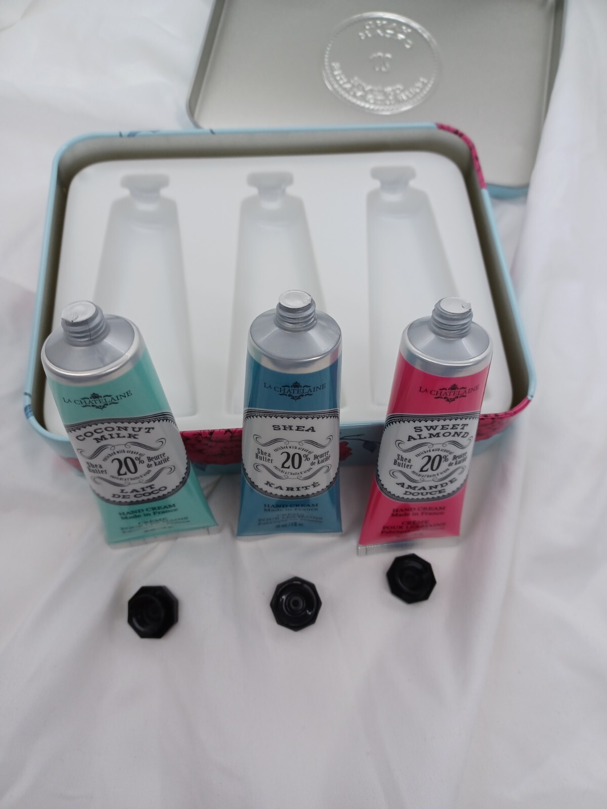 New La Chatelaine 20% Shea Butter Hand Cream Beauty Gift Set with Organic Argan