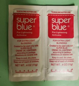 loreal blue lightening powder