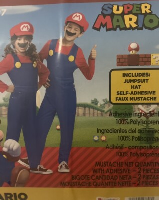 Deguisement Luigi Costume Déguisement Mario Et Luigi Pour Adulte - Complet Avec Combinaison, Casquette, Barbe Et Gants - Pour Halloween, Carnaval, Cosplay Deguisement Luigi Costume Déguisement Mario Et Luigi Pour Adulte - Complet Avec Combinaison, Casquette, Barbe Et Gants - Pour Halloween, Carnaval, Cosplay