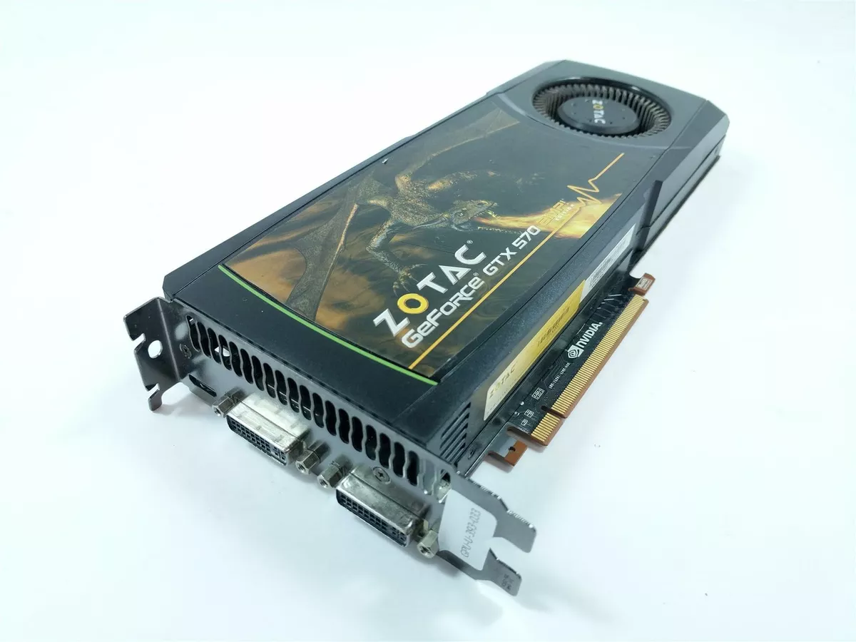 Zotac ZT 50202 288 0K119 100ZT GTX 570 AMP 1.25GB DDR5 PCIe Graphics Card
