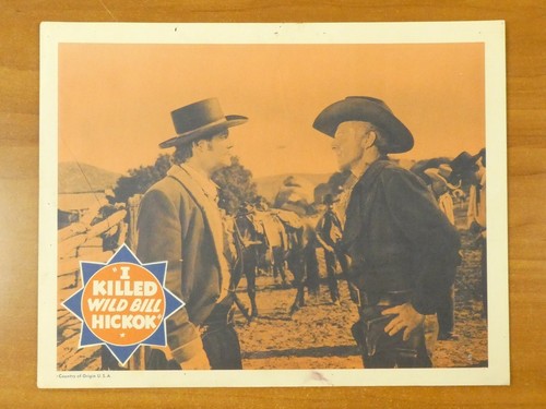 Original Vintage 1956 I Killed Wild Bill Hickok Lobby Card Set of 6 - Picture 5 of 8