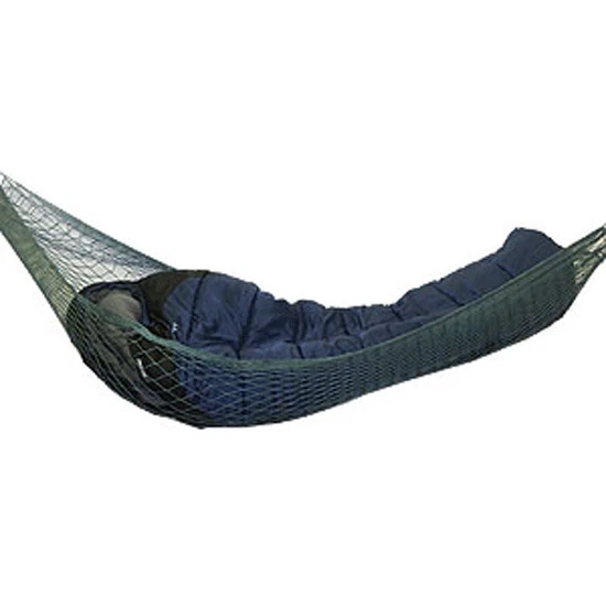 MIL-TEC Camping Hiking Travel Mini Nylon Hammock with Carry Pouch Garden Outdoor Olive