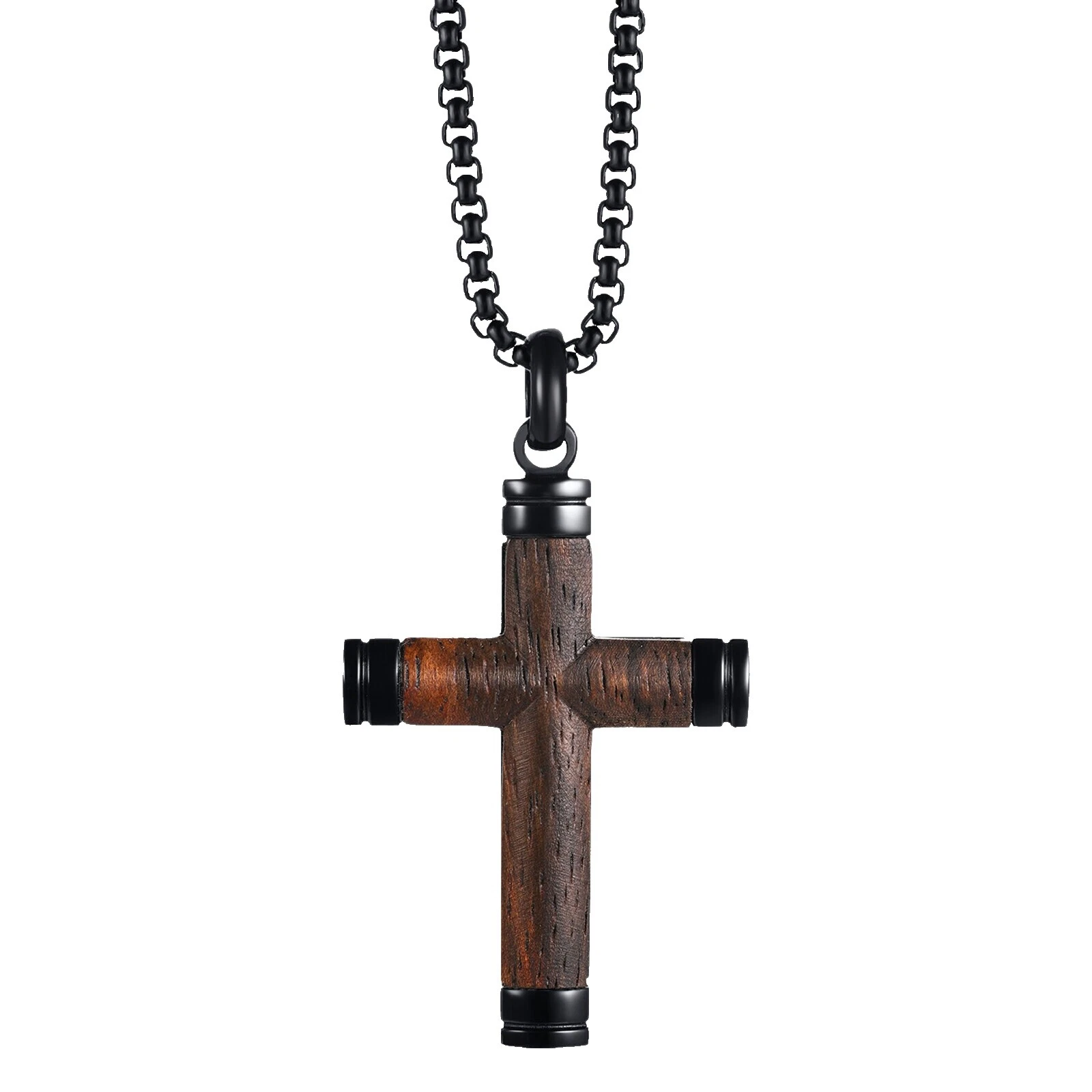 Collares y colgantes Colgante marrón de madera para De hombre