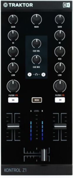 Native Instruments Traktor Kontrol Z1 DJ Mixing Interface - Black 