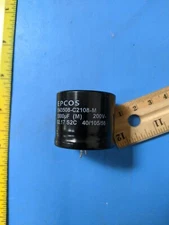 CAPACITOR, EPCOS, 1000uf, 200V, Snap-in, 20%, B43508C2108M, 2 PCS