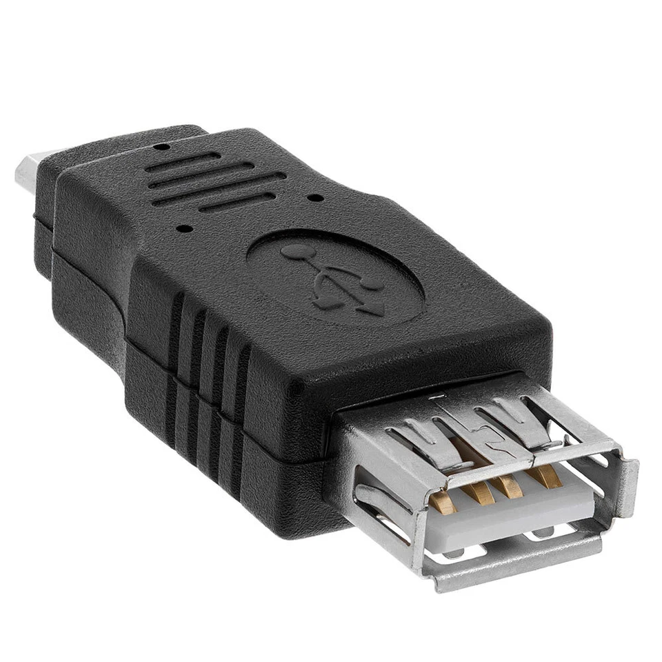 Micro USB to USB Adapter USB 2.0 Type-A to Type-B Connector Converter Phone OTG - Image 2 of 3
