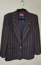 Sasson Wool Blend Blazer Vintage Size 14