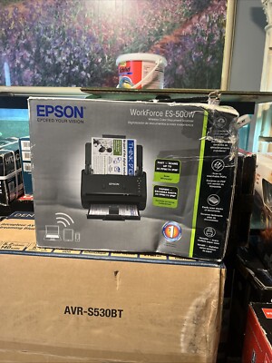 Epson Workforce ES-500W II Wireless Color Duplex Desktop Document Scanner