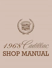 1968 Cadillac OEM Factory Shop Manual