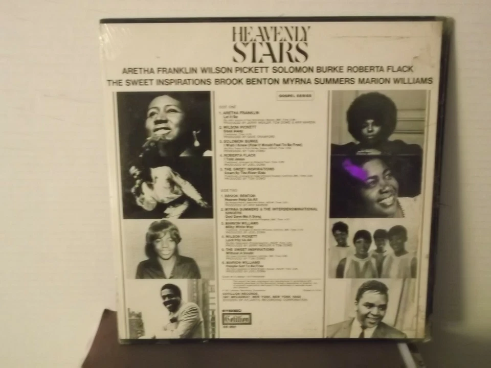 "Heavenly Stars",Cotillion,US,LP,stereo,STILL SEALED, Gospel Series from 1971, - Image 2 of 2