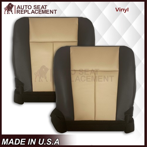 For 2007 2008 Ford Expedition Replacement Bottom Top 2 Tone Dark Gray Seat Cover - Picture 26 of 30