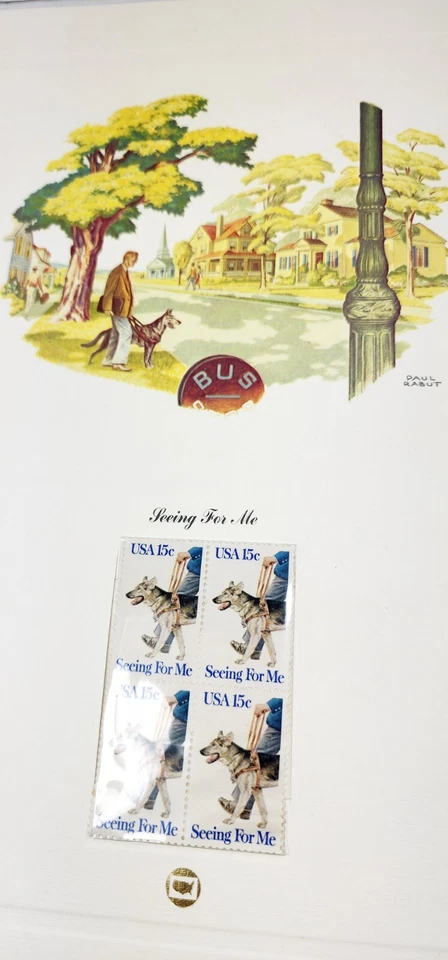 1979 Seeing for Me Dog Block of 4 15c Stamps # 1787, MNH & Special Olympics - Image 3 of 4