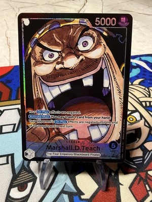 Marshall D Teach OP09-081 Leader Alt Art One Piece Emperors In The New World 